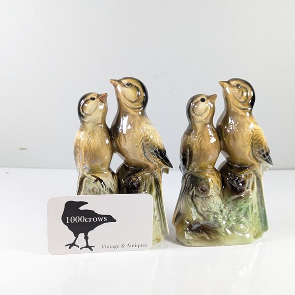 Pair mcm decorative bird figurines JAPAN - Picture 8 of 9
